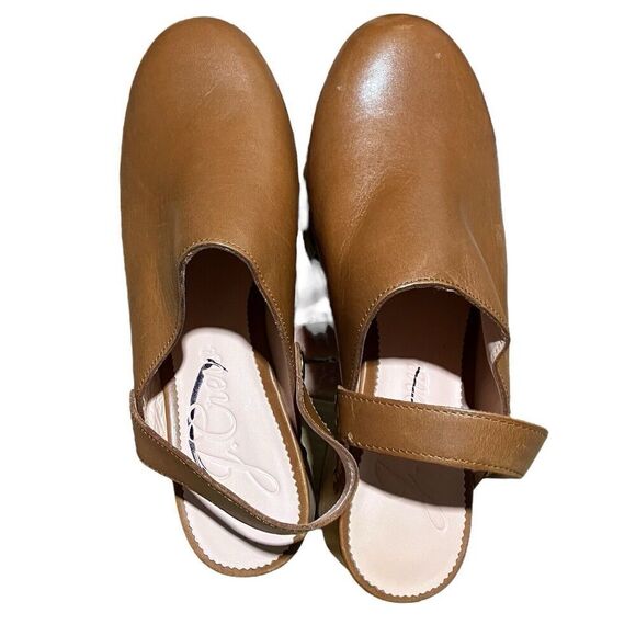 J CREW Women’s Size 7 Brown Convertible Leather Clogs in Rich Oak *Need Repair*‎ - Picture 9 of 9